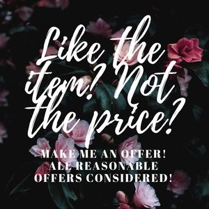 Make me an offer! Let’s be fair!!